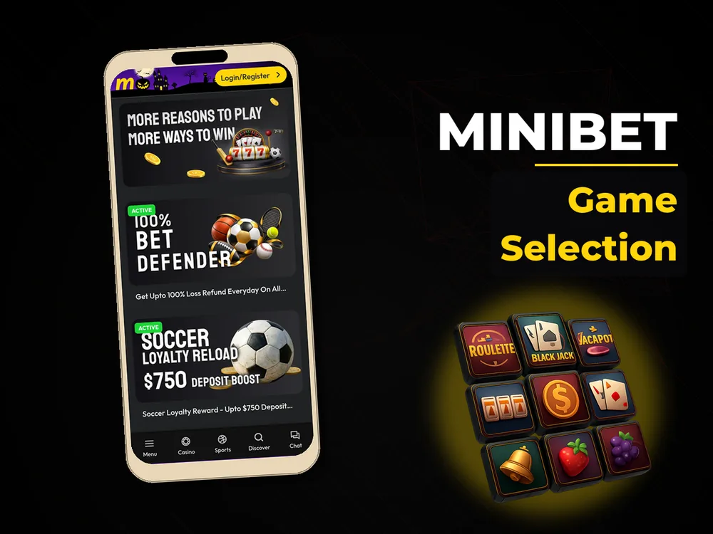 Minibet - Game Selection