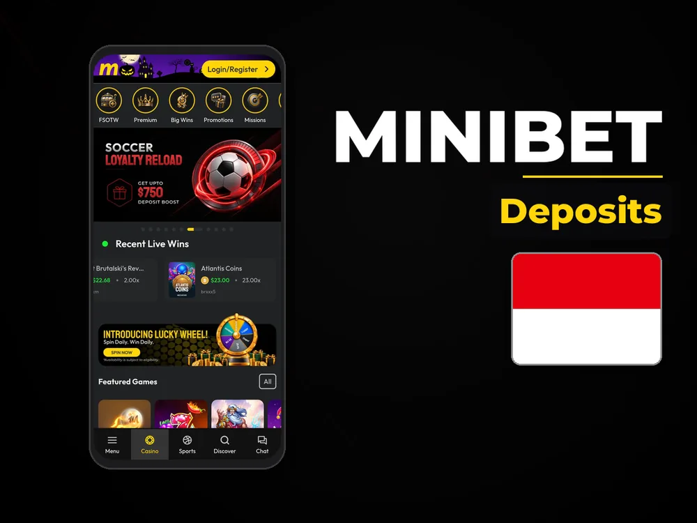 Minibet - Deposits