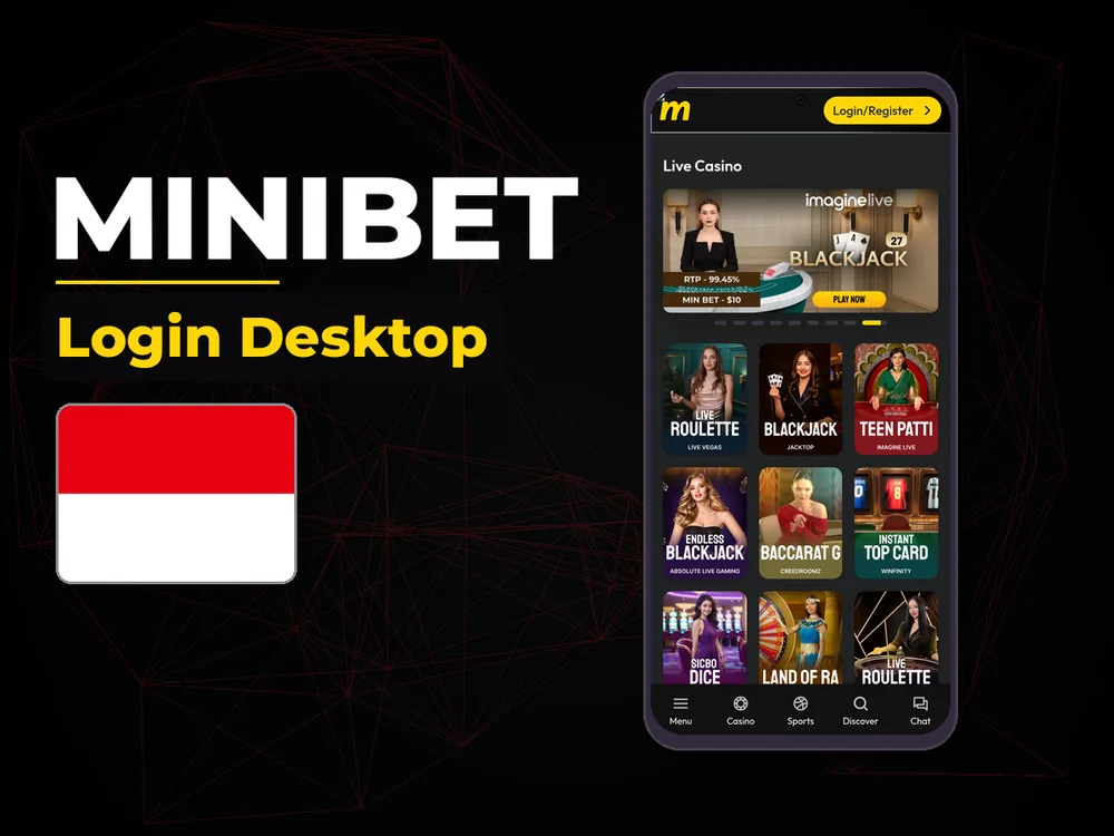 Minibet - Login Desktop